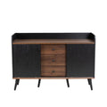 **Buffet en bois avec portes coulissantes et tiroirs**