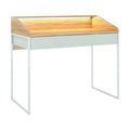 **Bureau moderne en bois avec éclairage intégré**